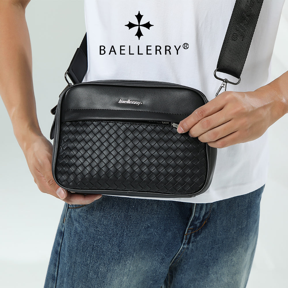 BAELLERRY N8914 Men's Crossbody Bag Briefcase PU Leather Messenger Shoulder Bag BAELLERRY N8914 Men's Crossbody Bag Briefcase PU Leather Messenger Shoulder Bag